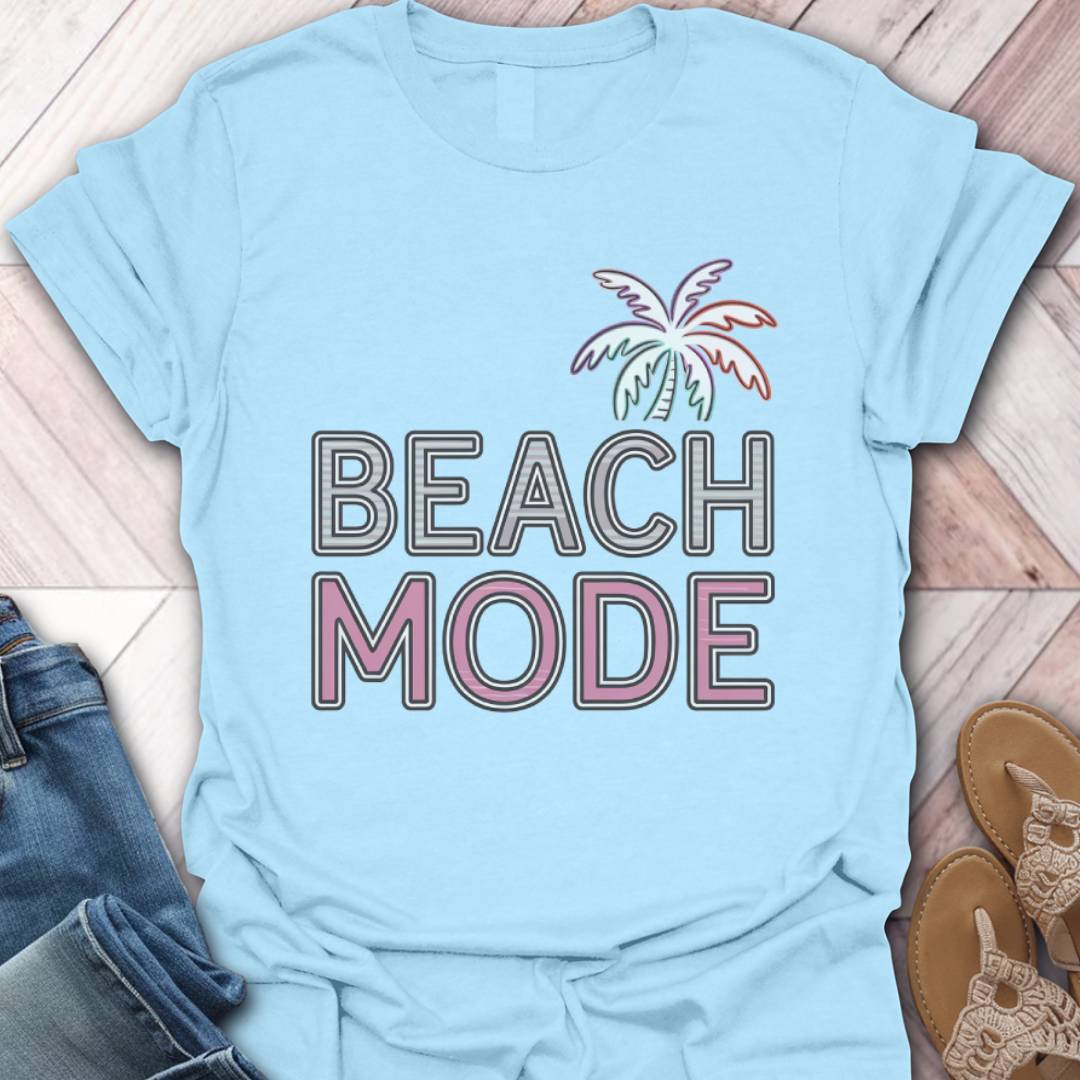 Beach Mode Palm T-Shirt