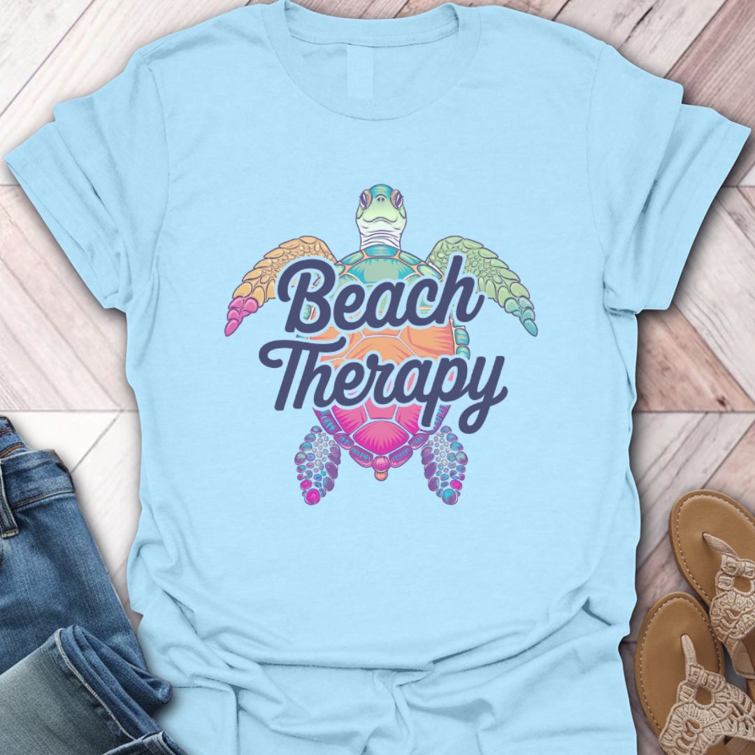 Beach Therapy Turtle T-Shirt