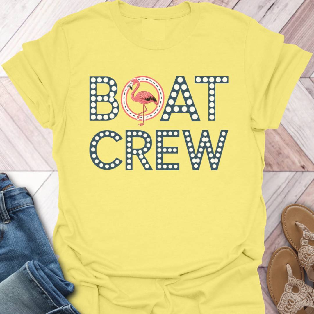 Boat Crew Flamingo T-Shirt