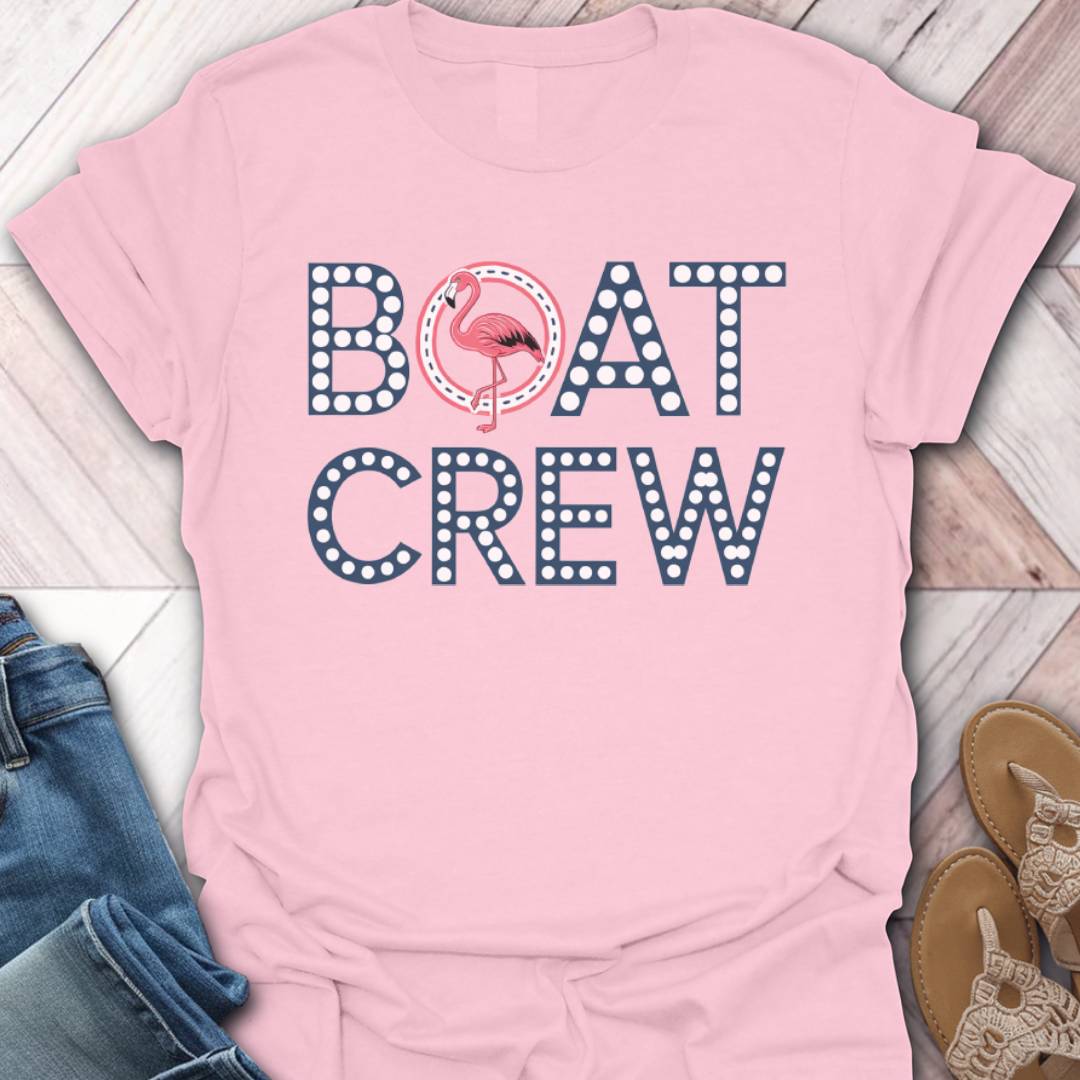 Boat Crew Flamingo T-Shirt