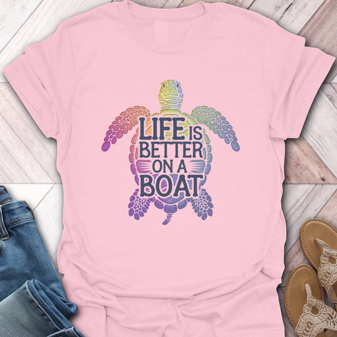 Boat Life Turtle T-Shirt