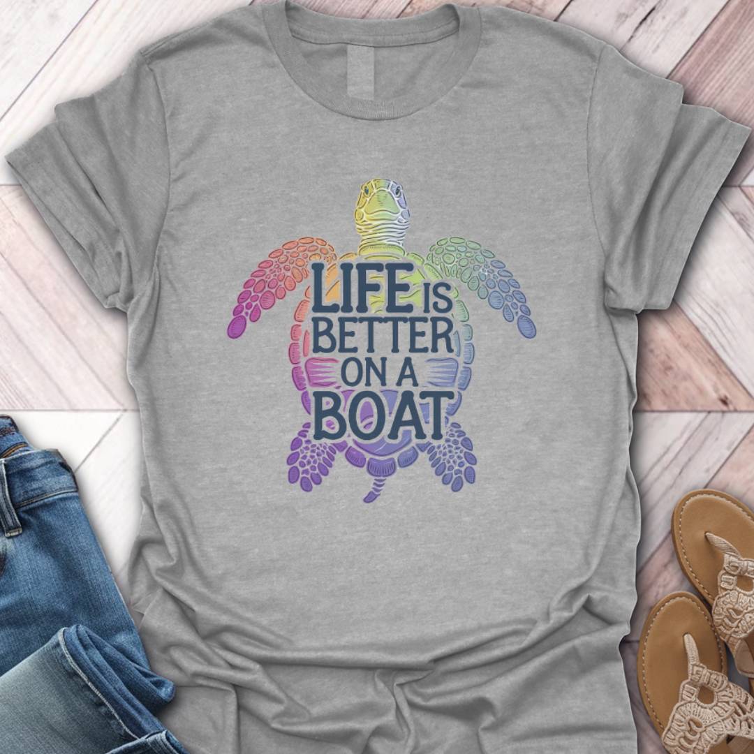 Boat Life Turtle T-Shirt