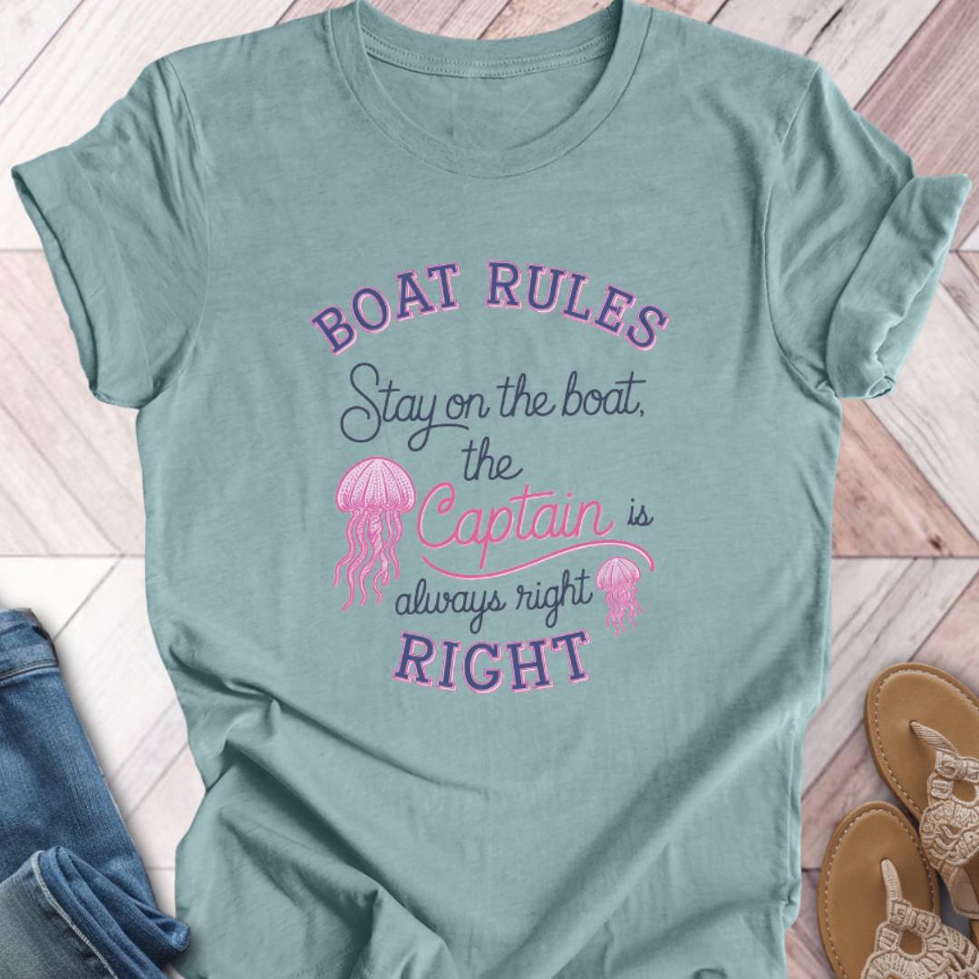 Boat Rules Jellyfish T-Shirt