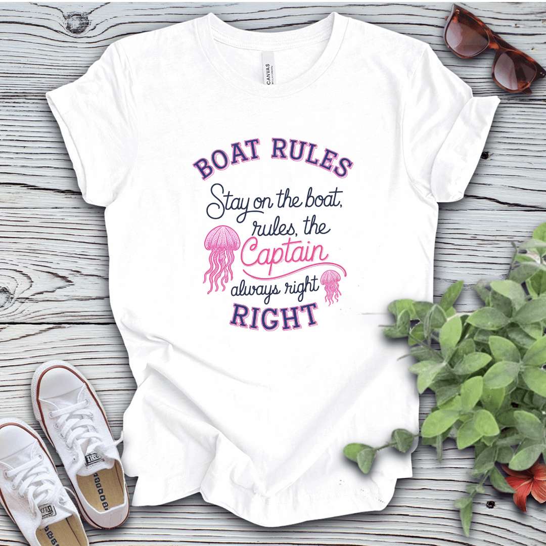 Boat Rules Jellyfish T-Shirt