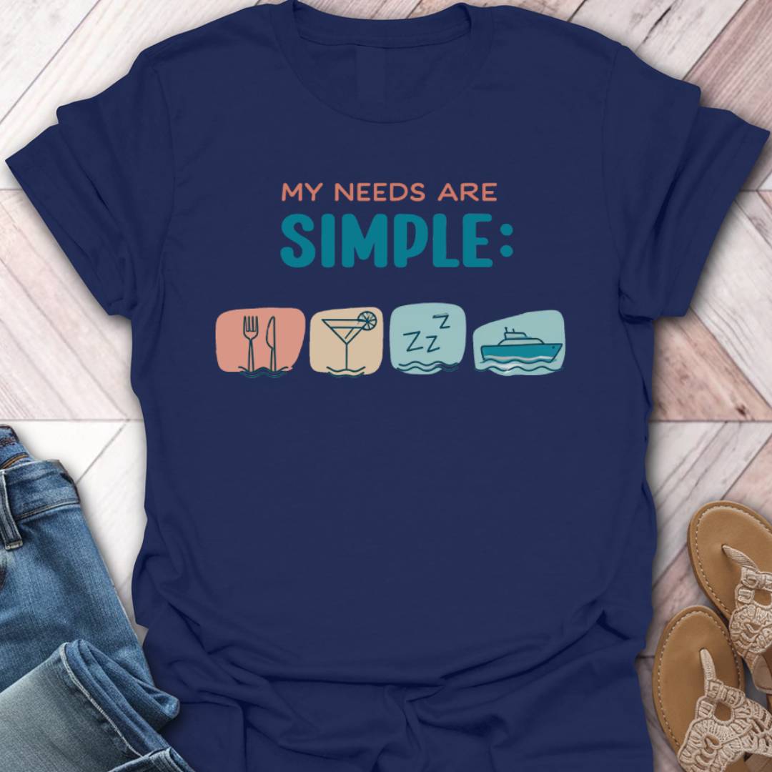 Simple Boating Needs T-Shirt