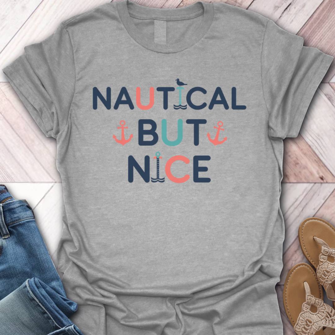 Nautical But Nice Modern T-Shirt