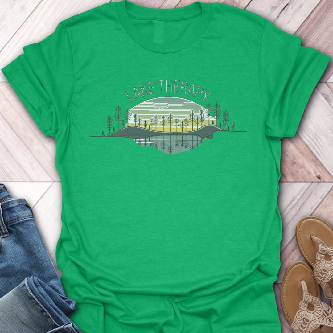 Lake Therapy Reflection T-Shirt
