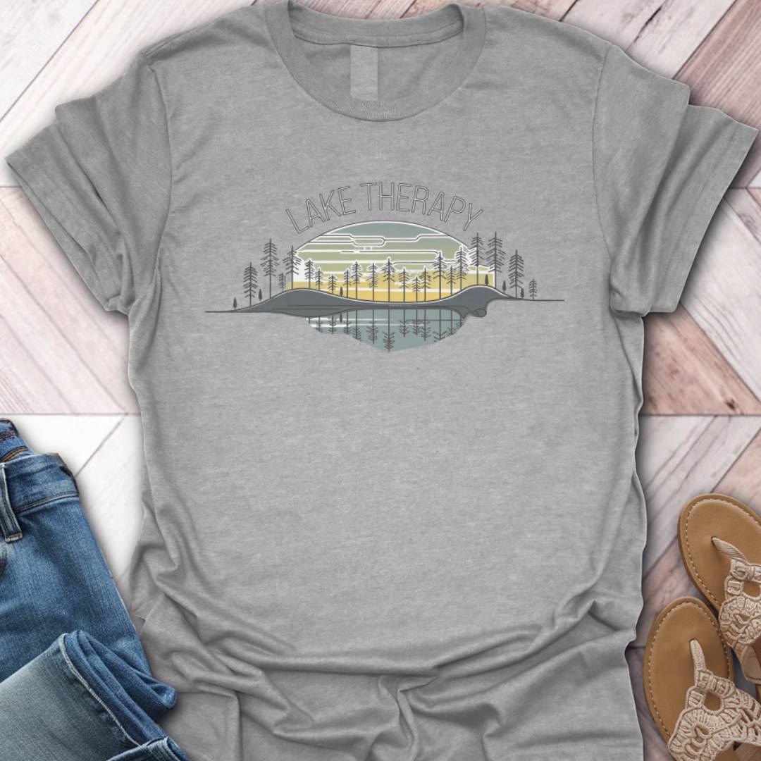 Lake Therapy Reflection T-Shirt