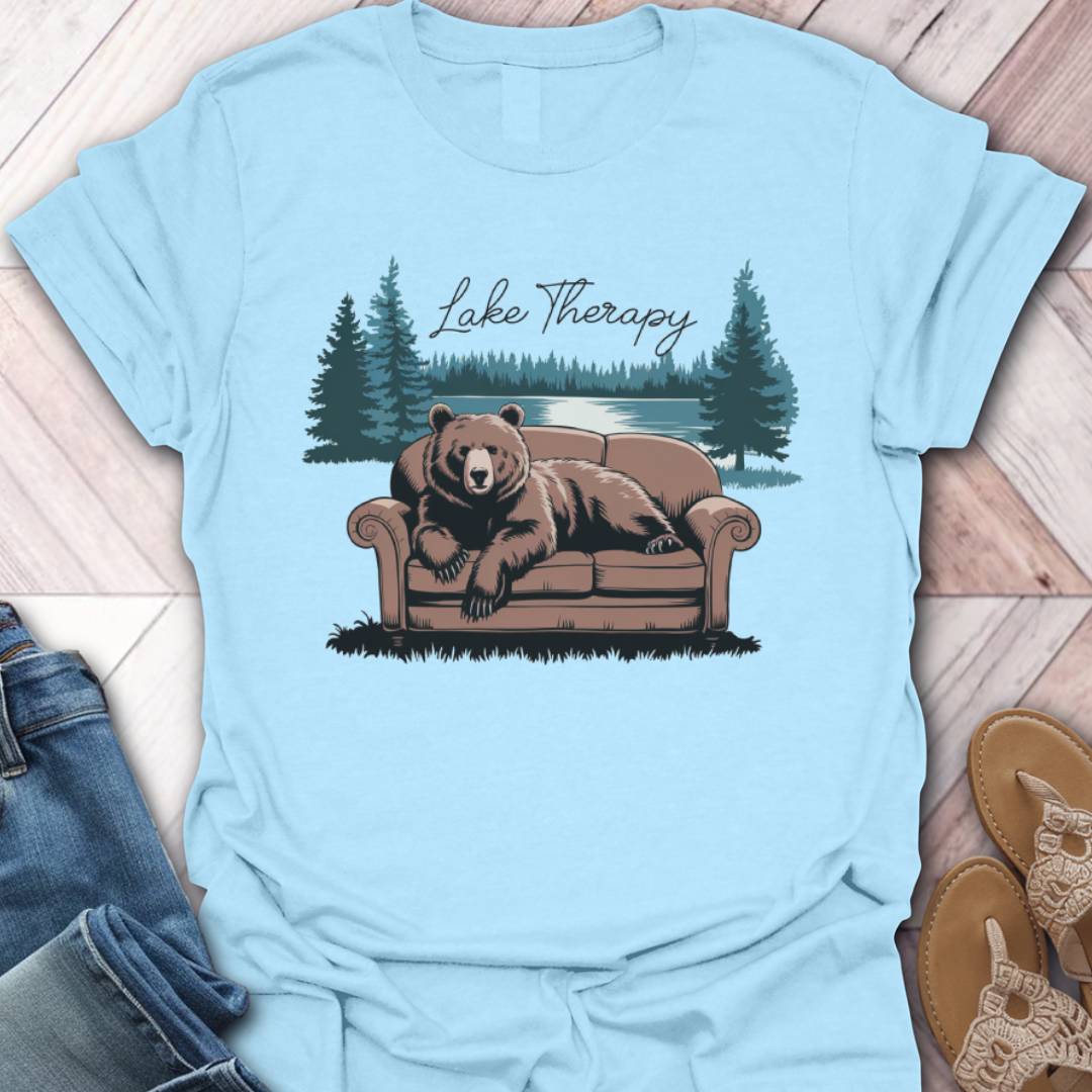 Lake Therapy Bear T-Shirt