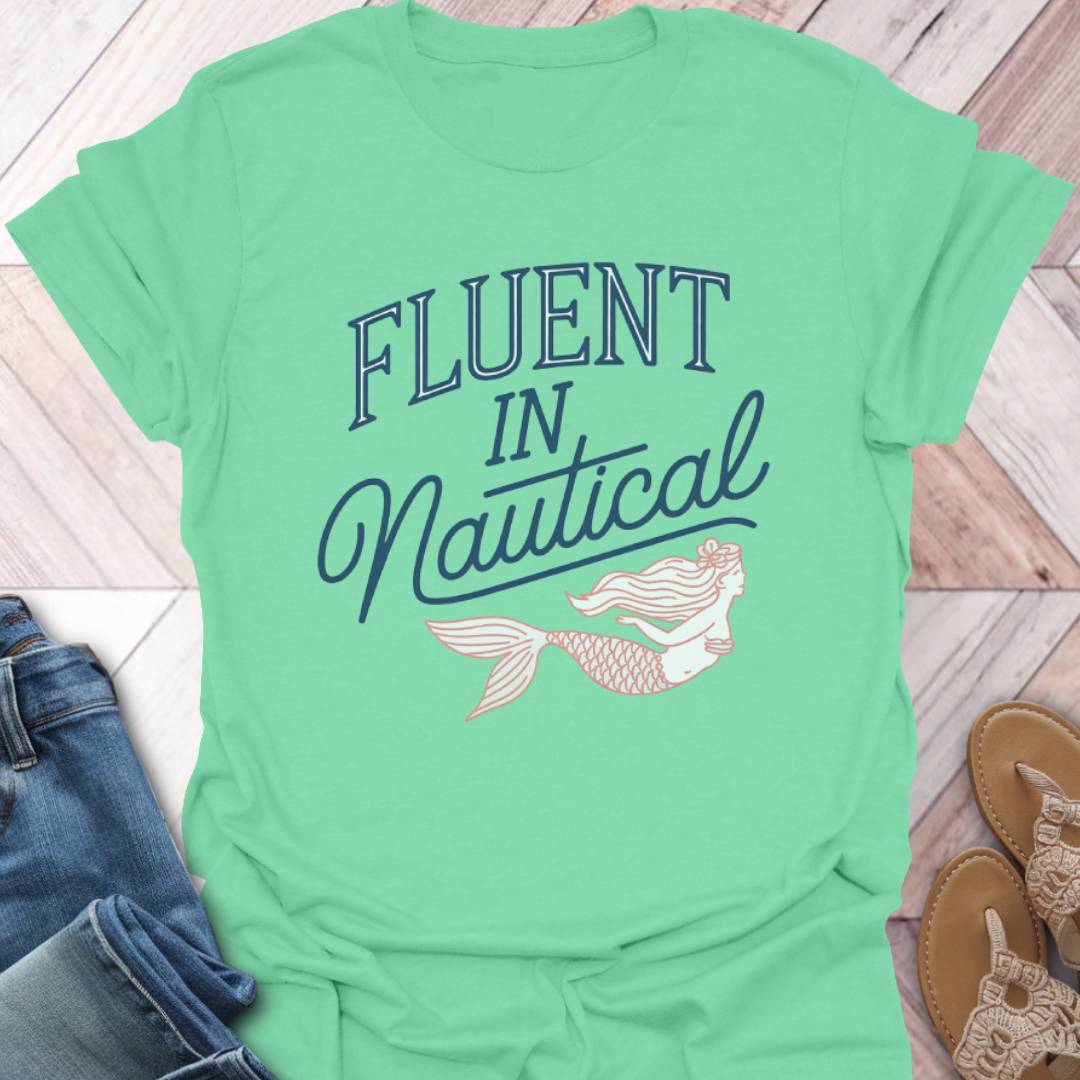 Nautical Fluent Mermaid T-Shirt