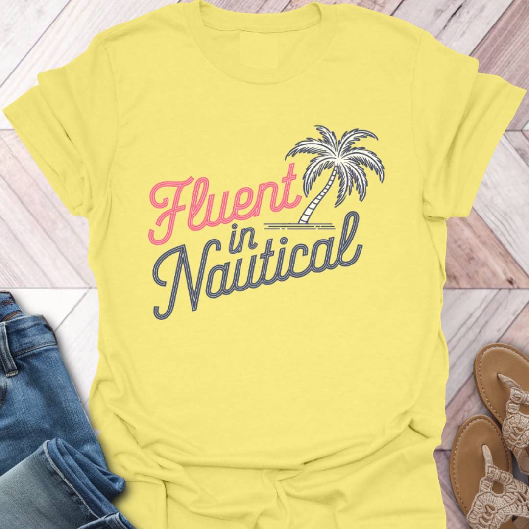 Nautical Fluent Palm T-Shirt
