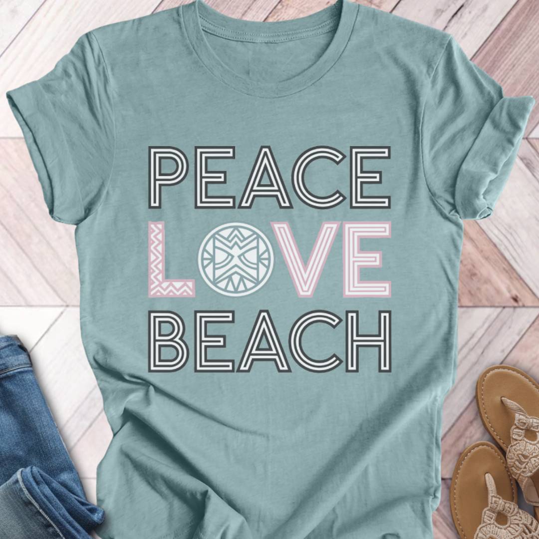 Peace Love Turtle Shell T-Shirt