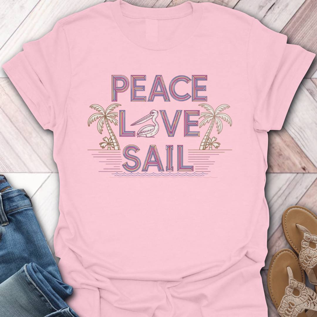 Love To Sail Beach T-Shirt