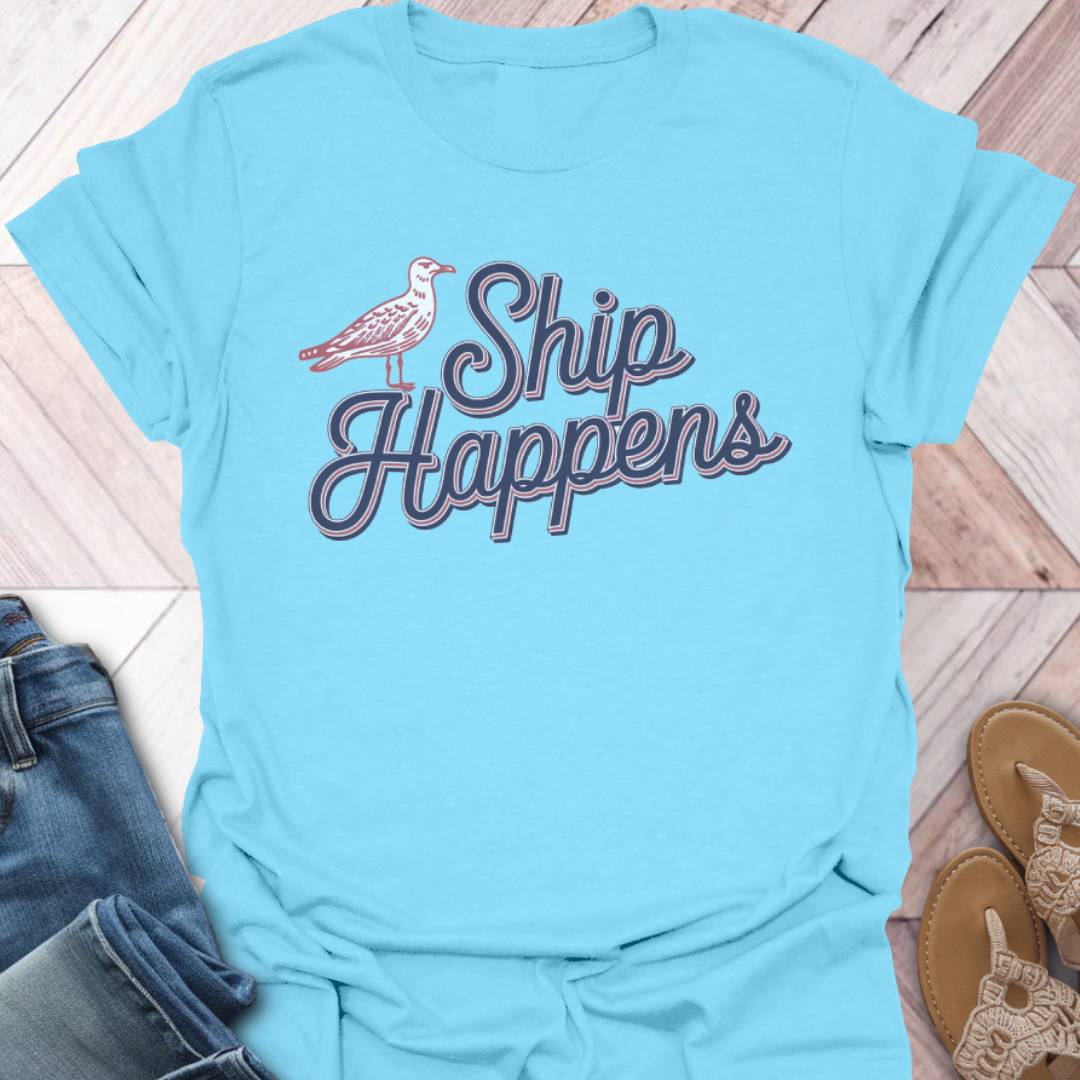 Ship Happens Seagull T-Shirt