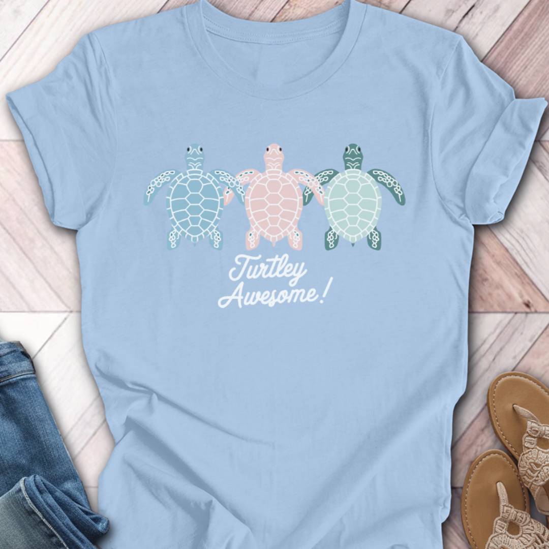 Turtley Awesome Pastel T-Shirt