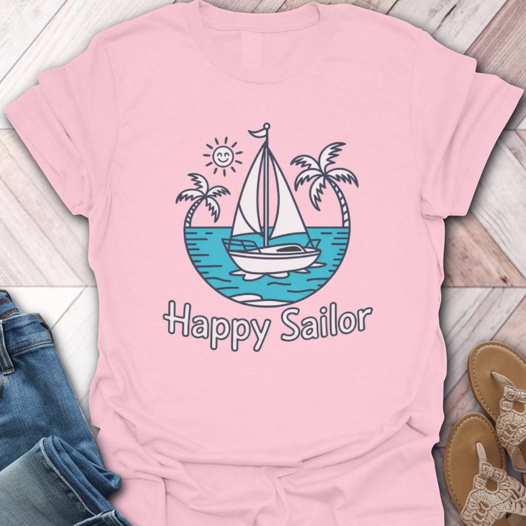 Happy Sailor Sun Smile T-Shirt