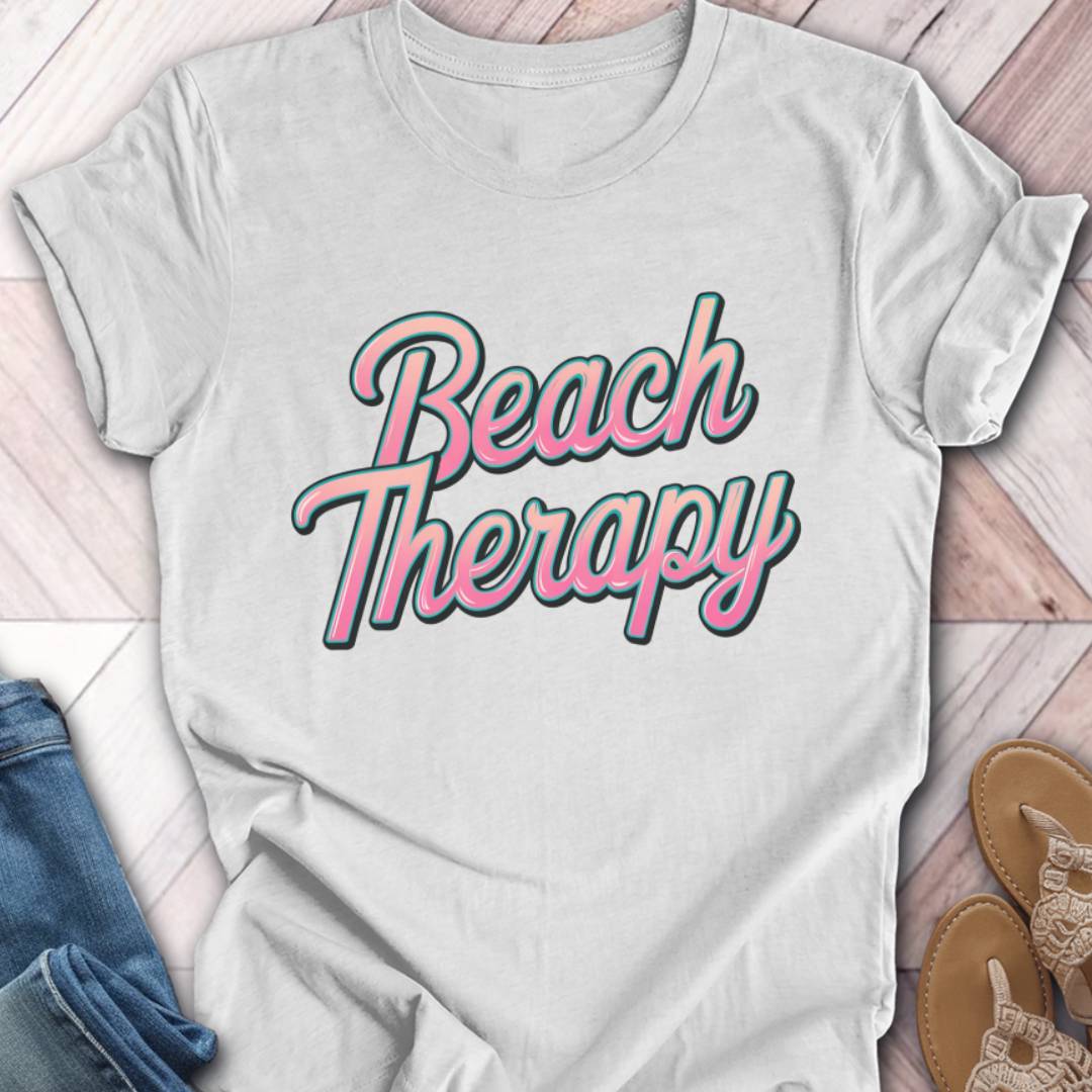 Beach Therapy Pink T-Shirt
