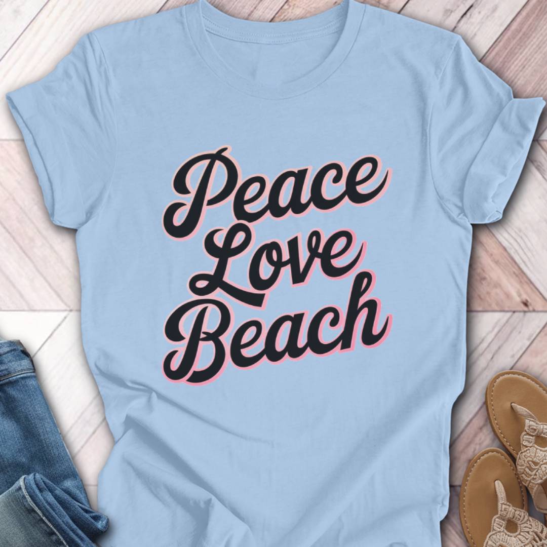 Peace Love Beach T-Shirt