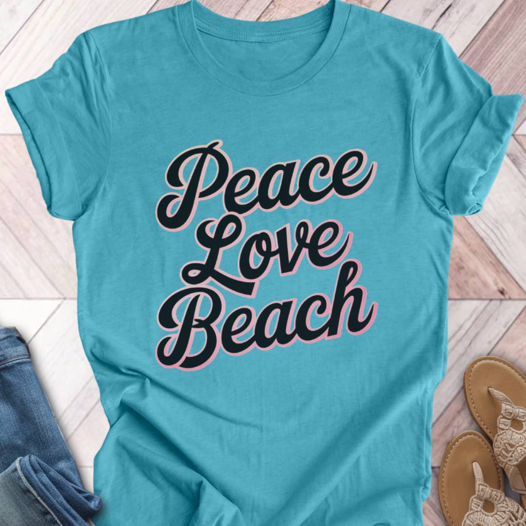 Peace Love Beach T-Shirt