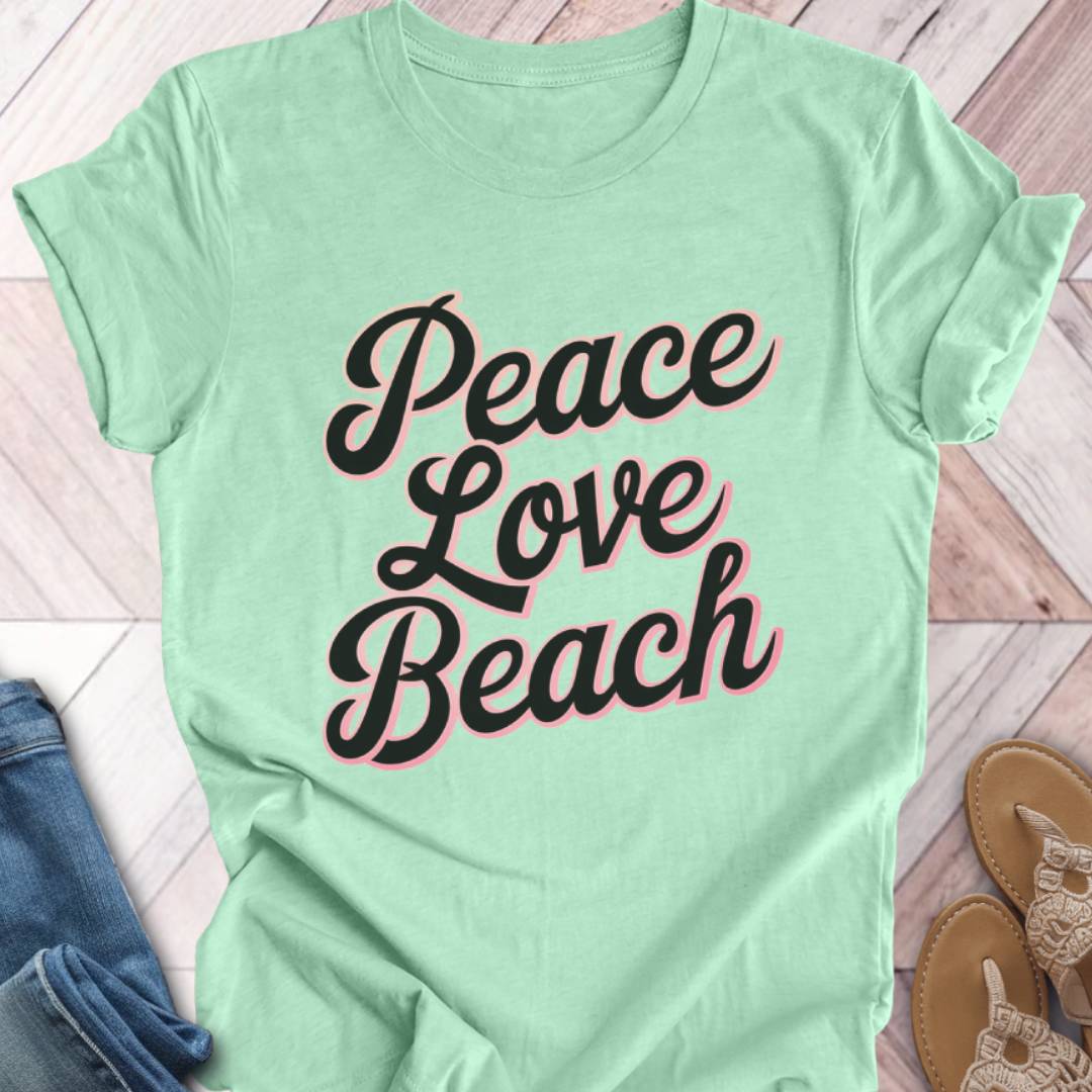 Peace Love Beach T-Shirt