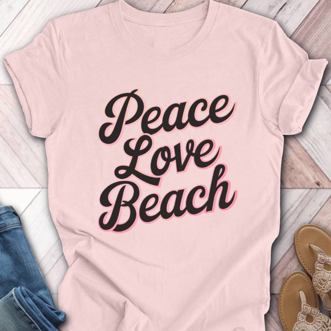 Peace Love Beach T-Shirt