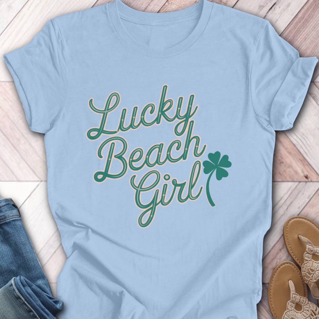 Lucky Beach Girl Clover T-Shirt