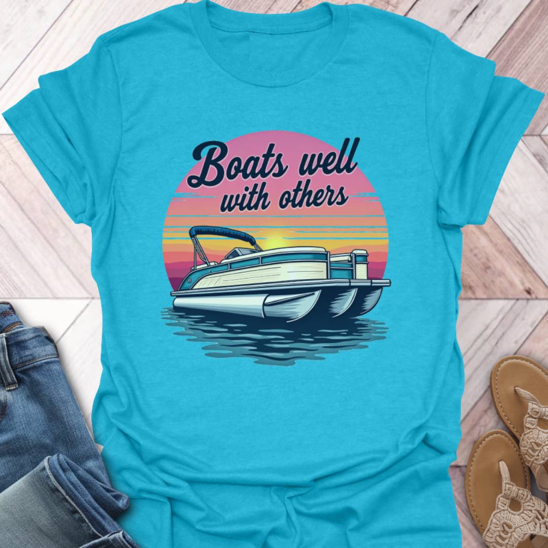 Pontoon Well Sunset T-Shirt