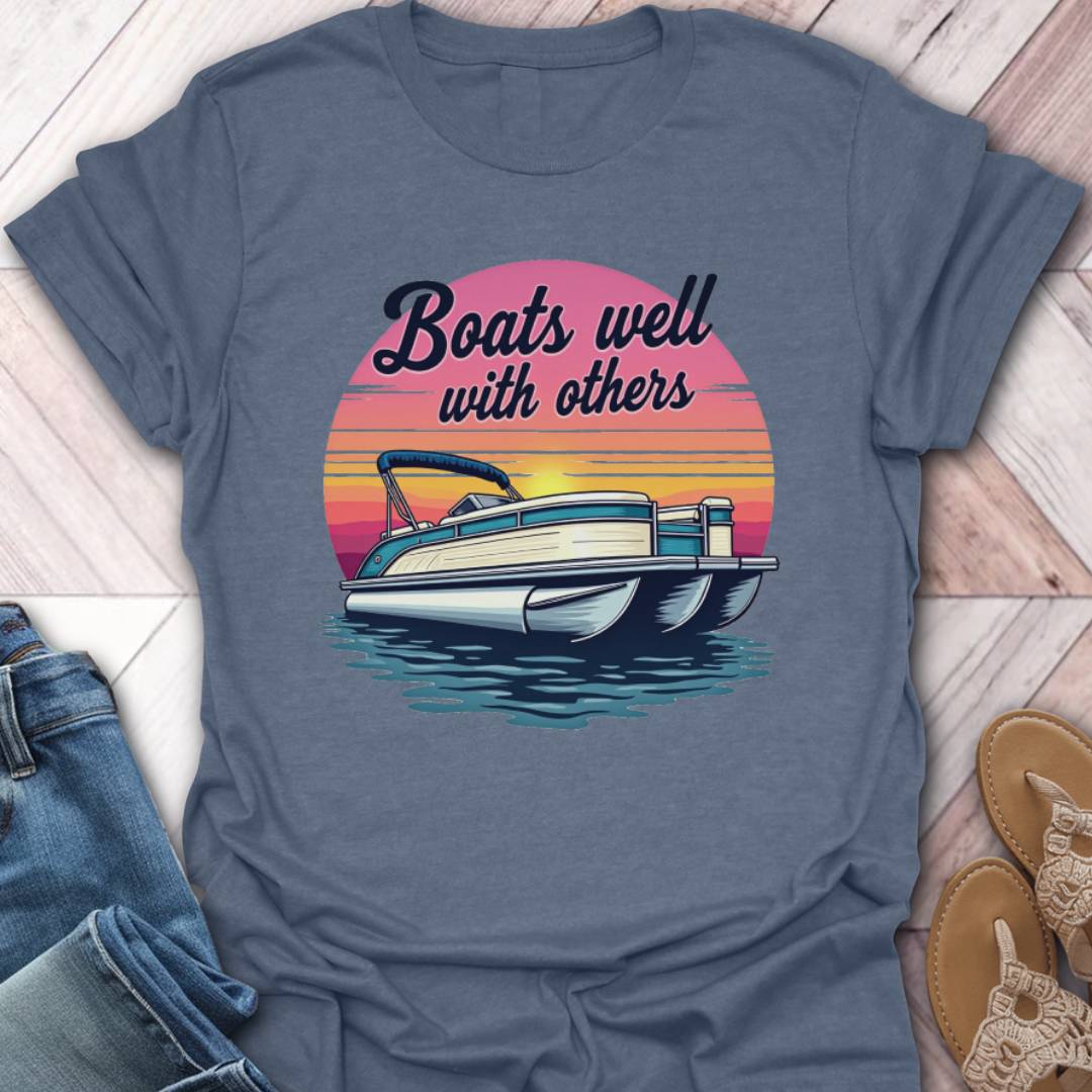 Pontoon Well Sunset T-Shirt