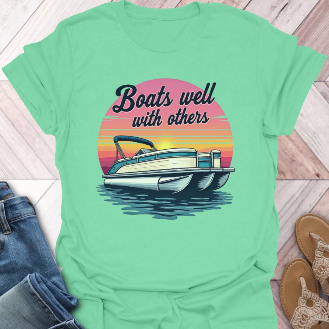 Pontoon Well Sunset T-Shirt