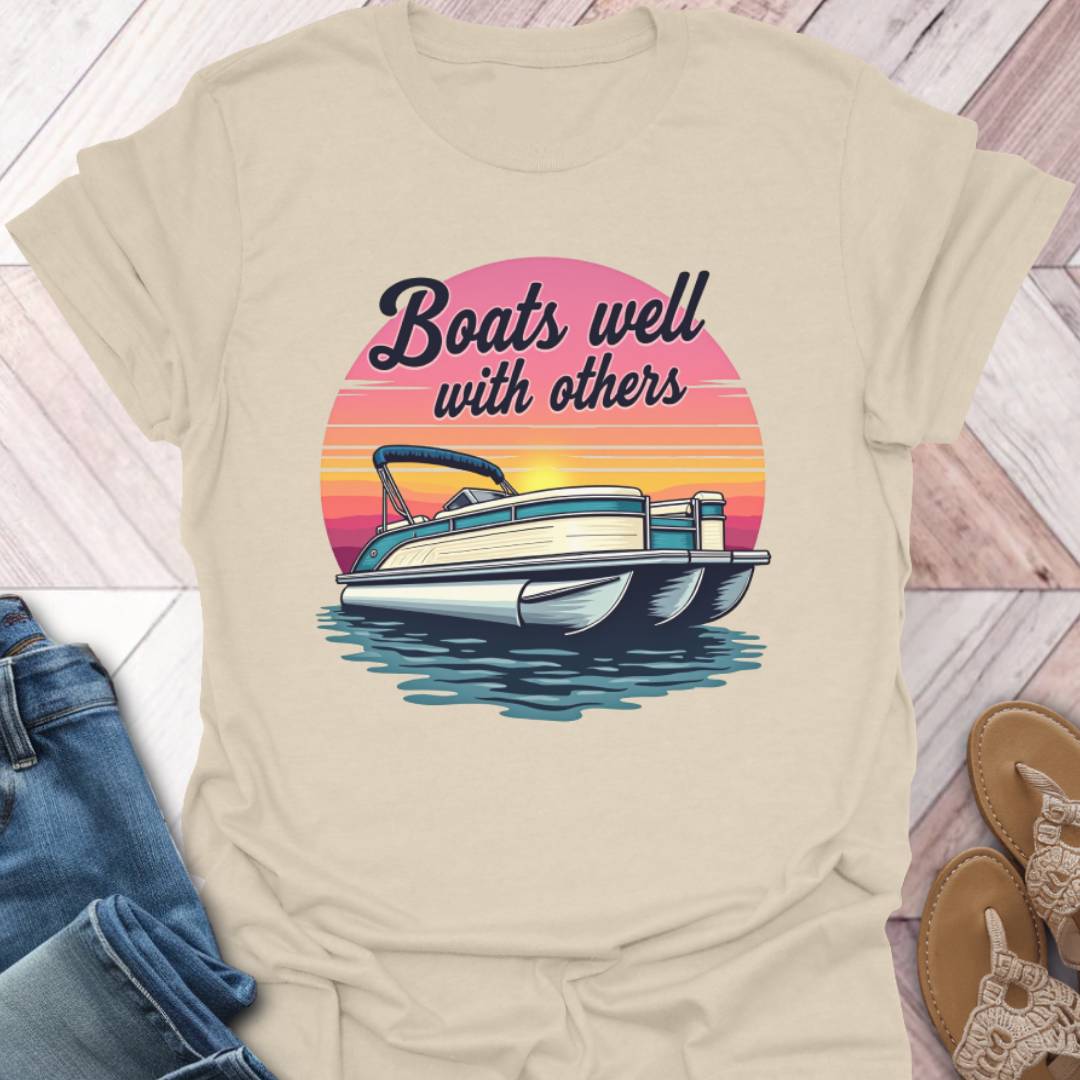 Pontoon Well Sunset T-Shirt