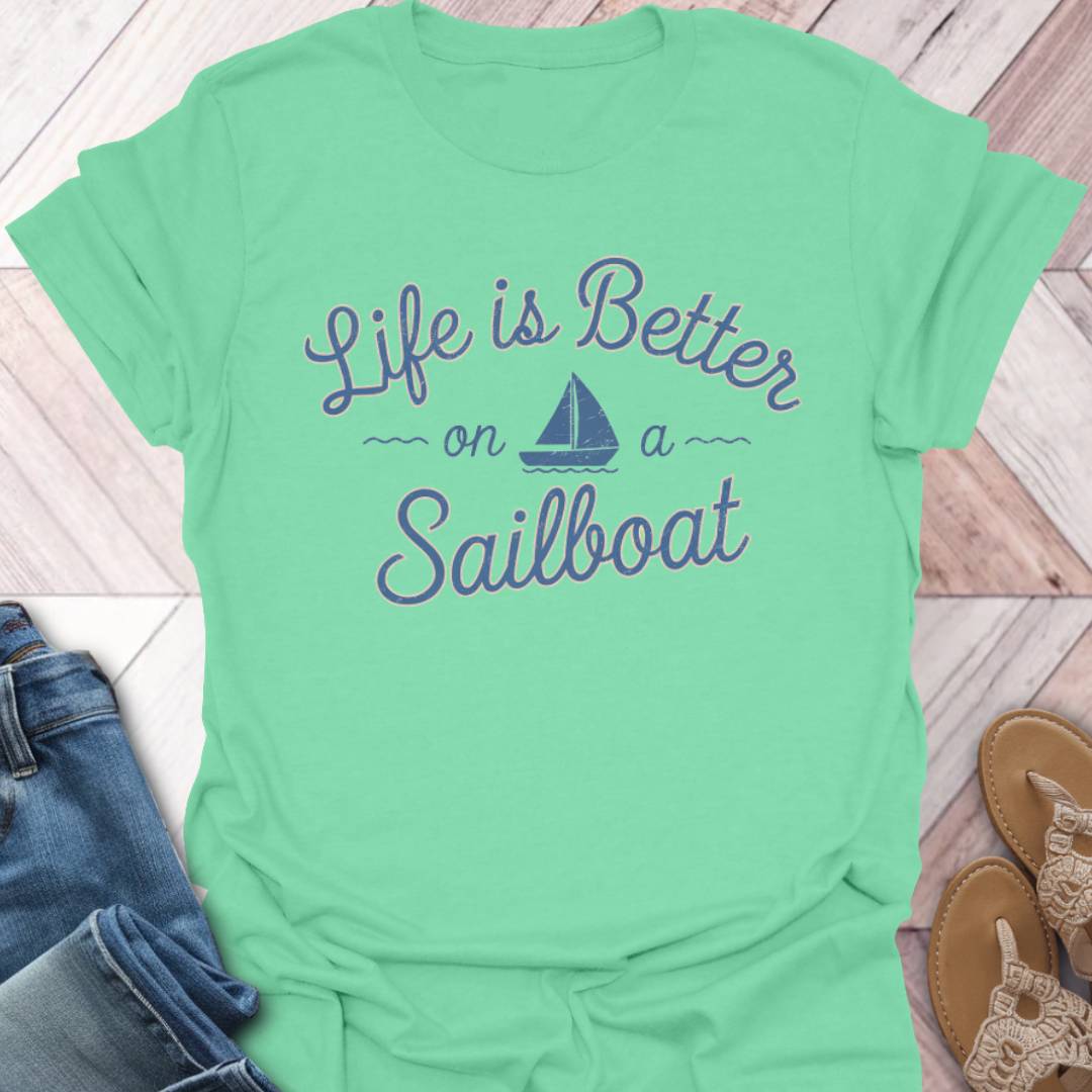 Sailing Life Retro T-Shirt
