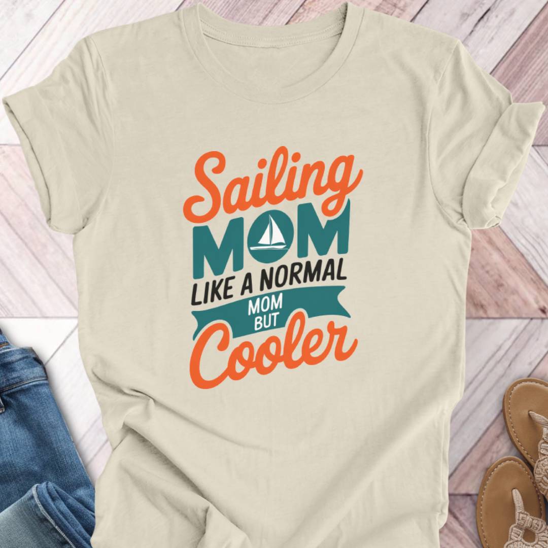 Sailing Mom Bold T-Shirt