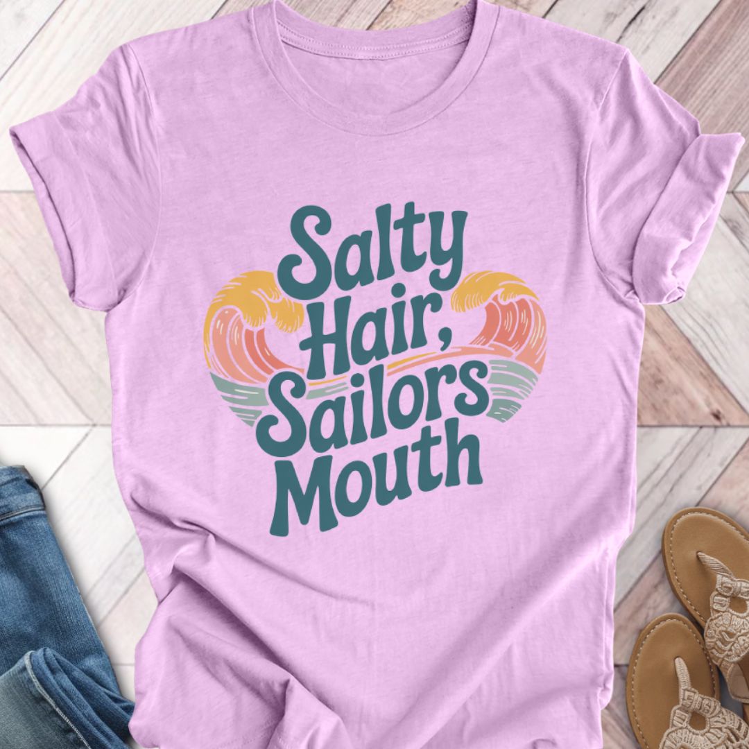 Sea Wave Sailors Mouth T-Shirt