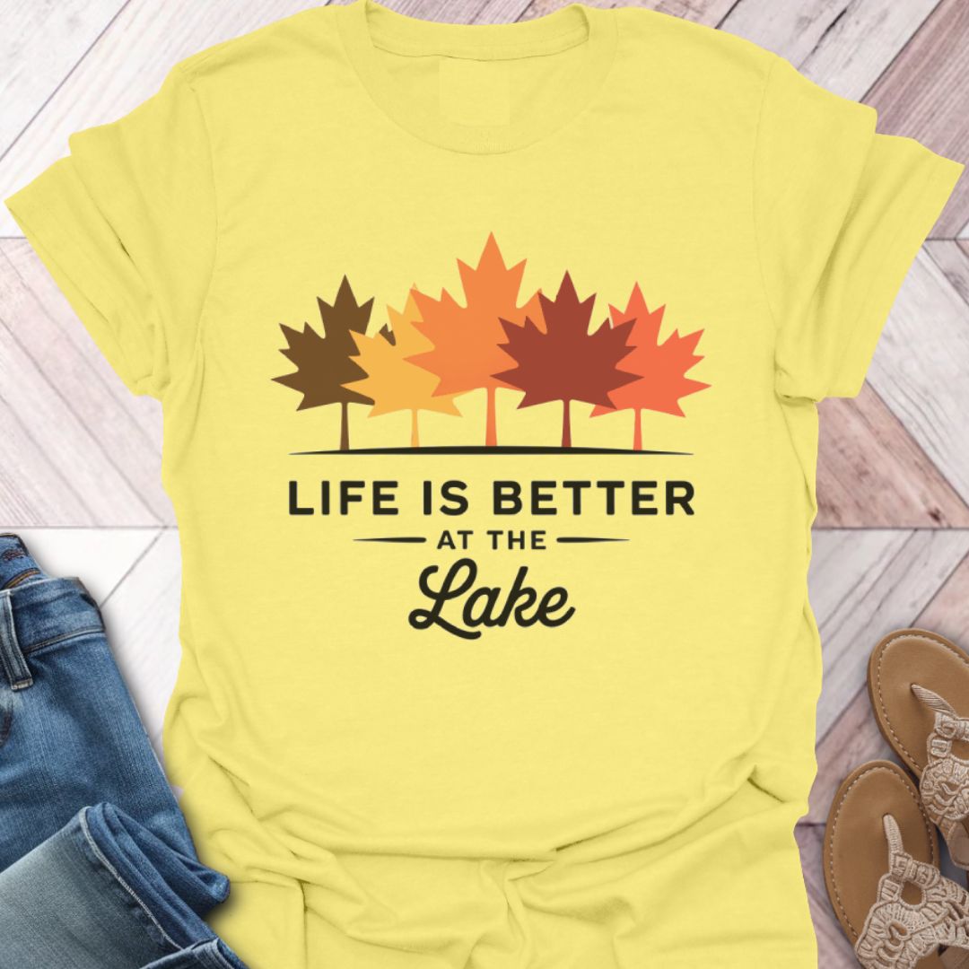 Lake Life Fall Leaves