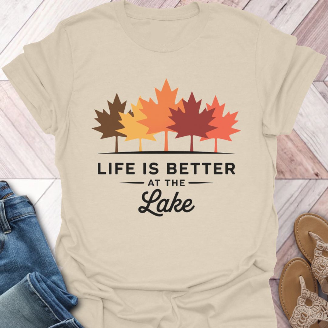 Lake Life Fall Leaves