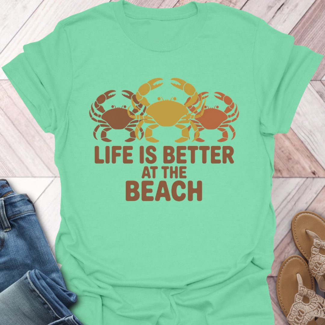Fall Crab Beach Life