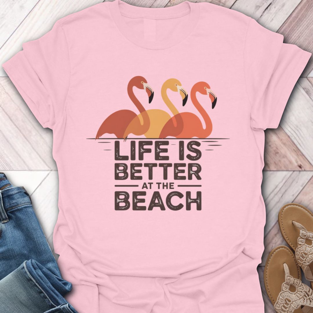Fall Flamingo Beach Life