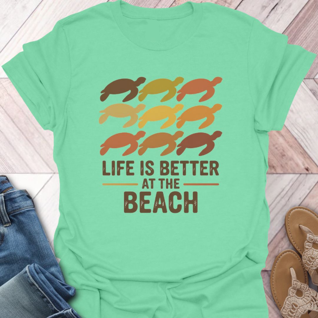 Fall Sea Turtle Beach Life