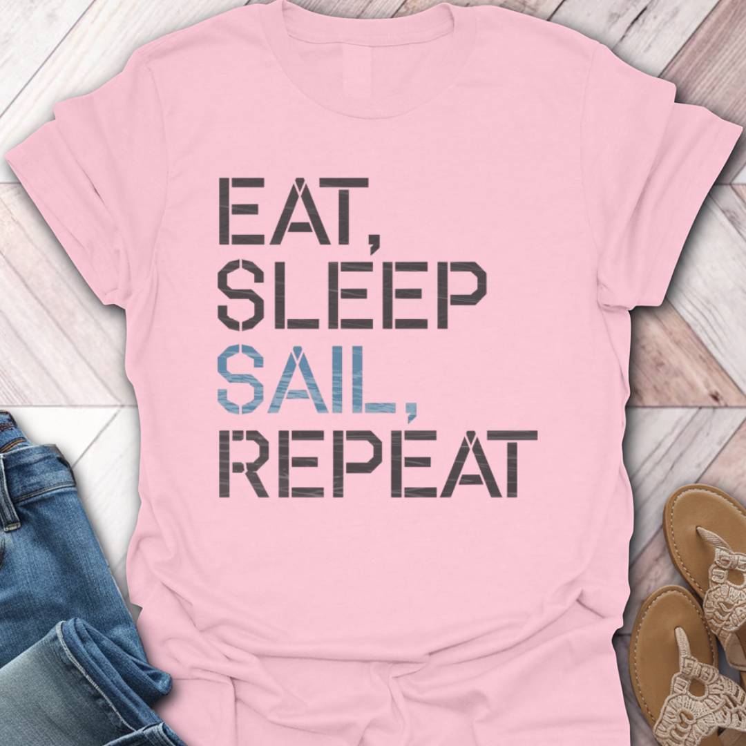 Eat Sleep Sail Repeat T-Shirt