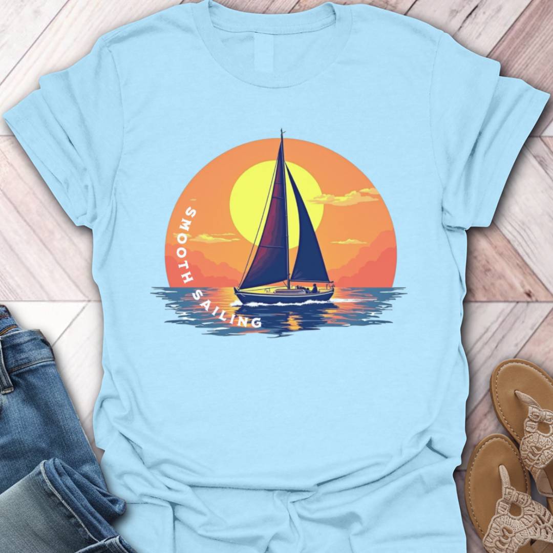 Smooth Sailing Sunset T-Shirt