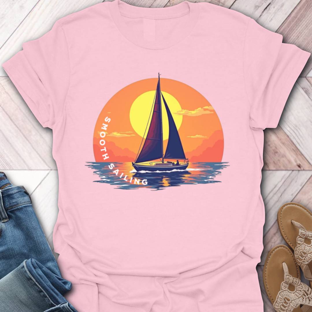 Smooth Sailing Sunset T-Shirt