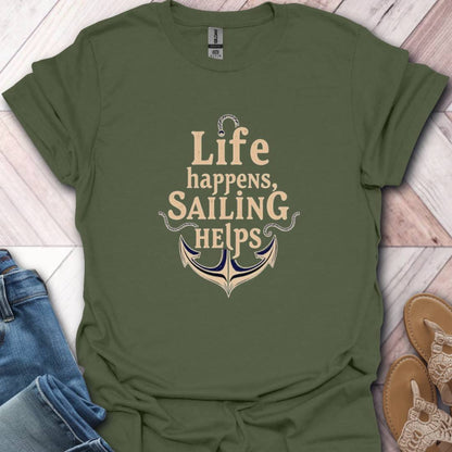 Sailing Helps Anchor T-Shirt