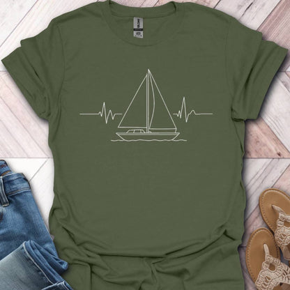Sailing Heartbeat T-Shirt