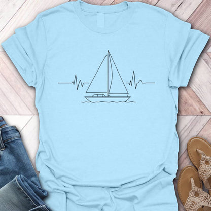 Sailing Heartbeat T-Shirt
