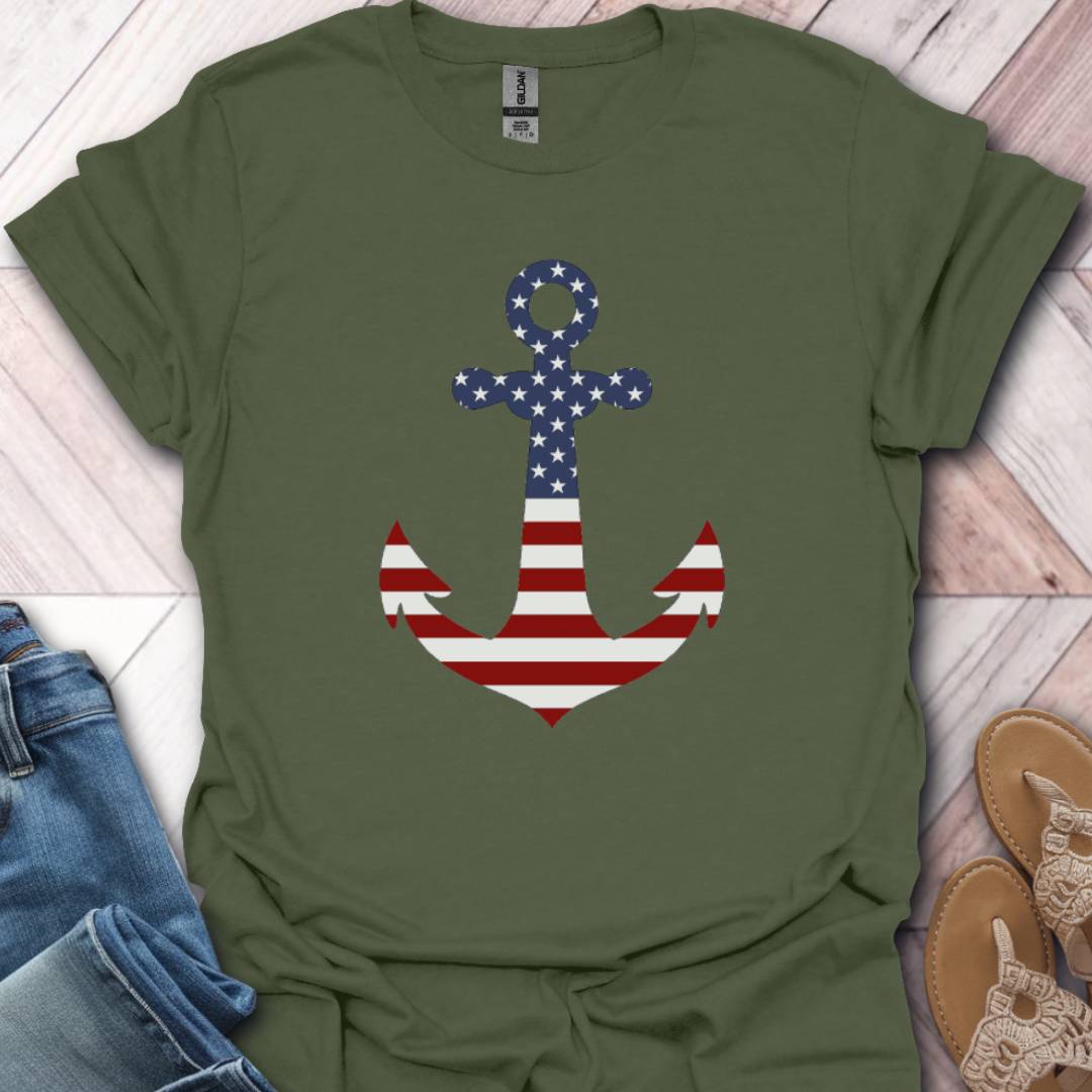 Stars & Stripes Anchor T-Shirt