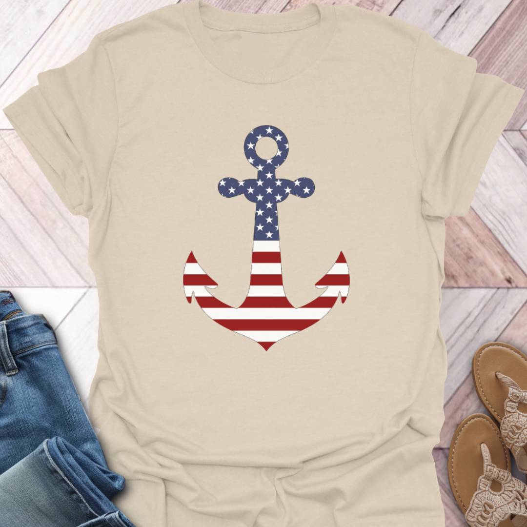 Stars & Stripes Anchor T-Shirt