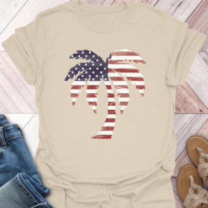 American Palm Tree T-Shirt