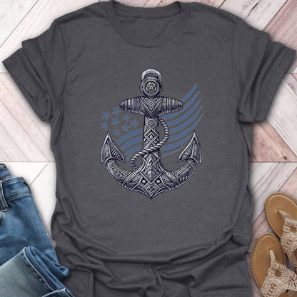 Engraved Anchor T-Shirt
