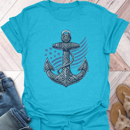 Engraved Anchor T-Shirt