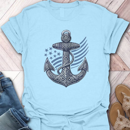 Engraved Anchor T-Shirt